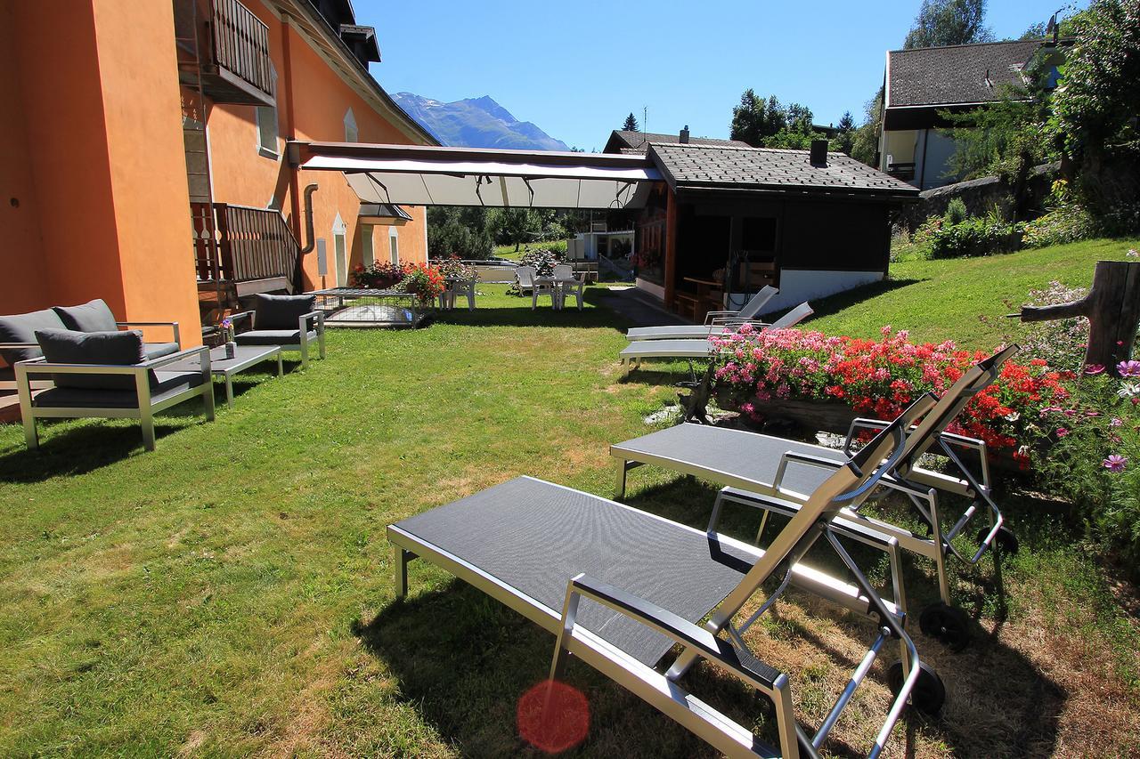 Boutique Und Bier Hotel Des Alpes Fiesch Exterior foto